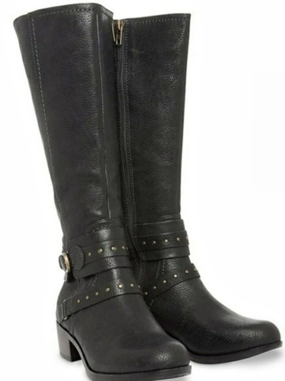 UGG Leather Boots Studded Tall Heeled Boots Esplanade Fall Winter
